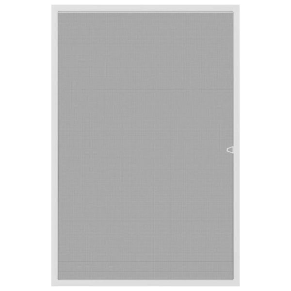 Мрежа против насекоми за прозорци, бяла, 90x120 см