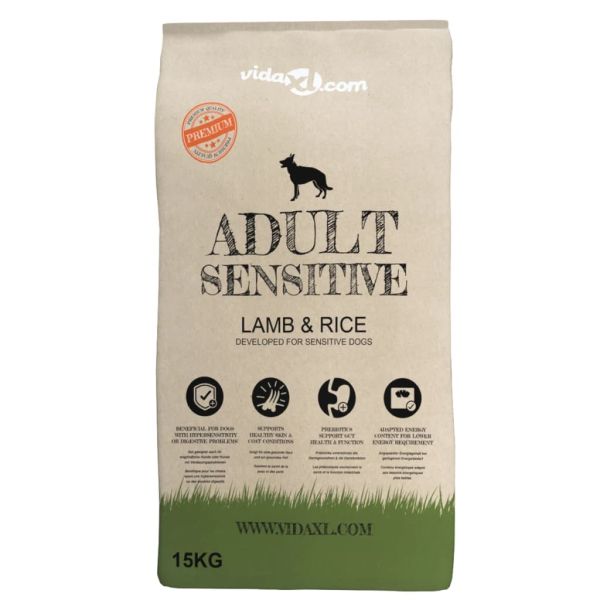 Премиум храна за кучета Adult Sensitive Lamb &amp; Rice 15 кг