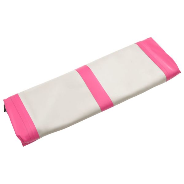 Надуваем дюшек за гимнастика с помпа, 60x100x15 см, PVC, розов