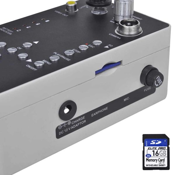 Камера за инспектиране на тръби, 30 м, с DVR контролна кутия