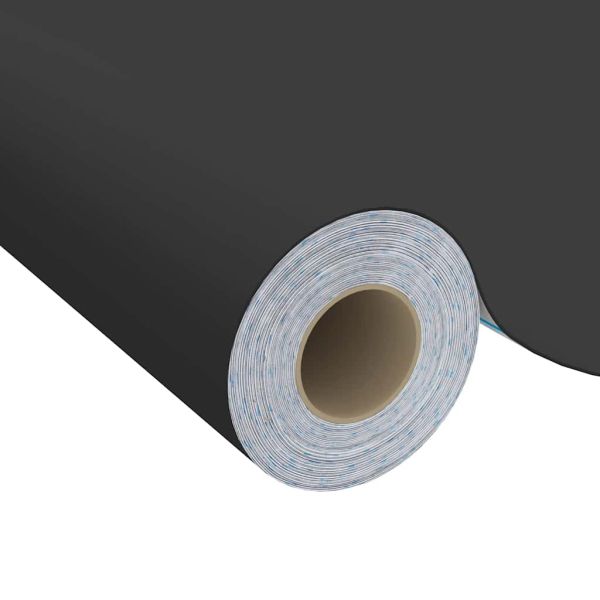 Самозалепващо фолио за мебели, черно, 500х90 см, PVC