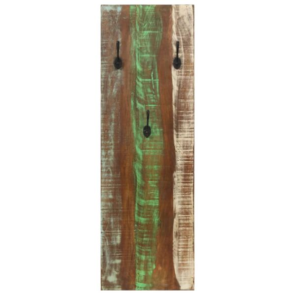 Закачалки за стена, 2 бр, 36x3x110 см, регенерирано дърво масив