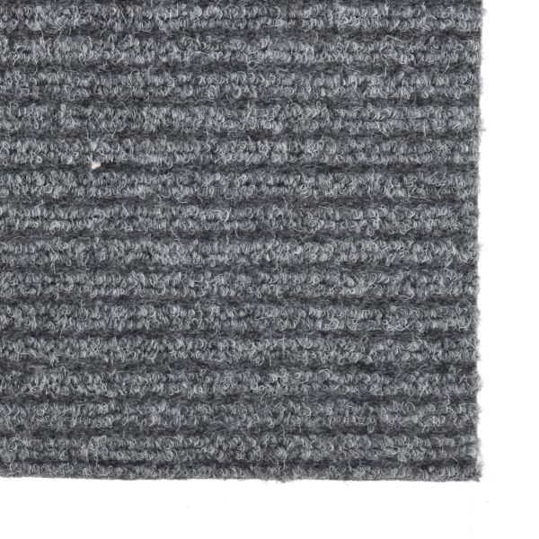 Абсорбиращо мръсотията килимче, 100x450 см, сиво