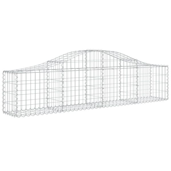 Дъговидна габионна кошница 200x30x40/60 см поцинковано желязо