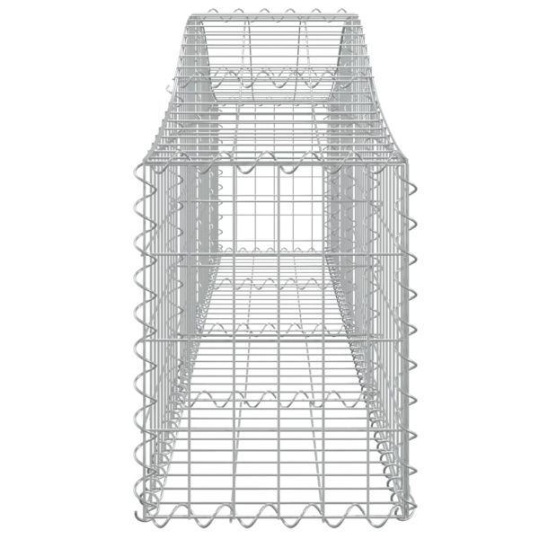 Дъговидна габионна кошница 200x30x40/60 см поцинковано желязо