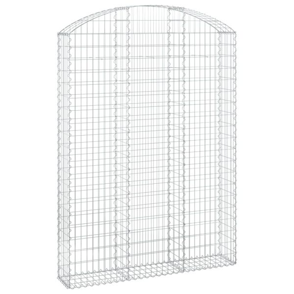 Дъговидна габионна кошница 150x30x200/220 см поцинковано желязо