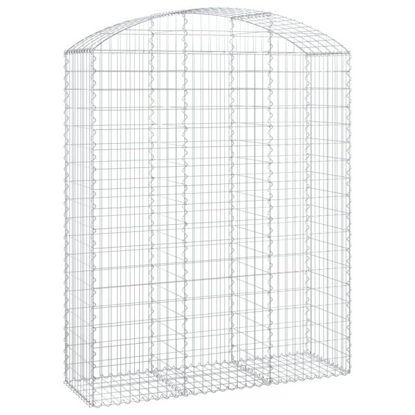 Дъговидна габионна кошница 150x50x180/200 см поцинковано желязо