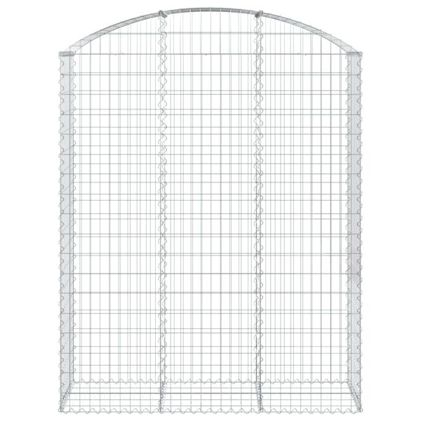 Дъговидна габионна кошница 150x50x180/200 см поцинковано желязо