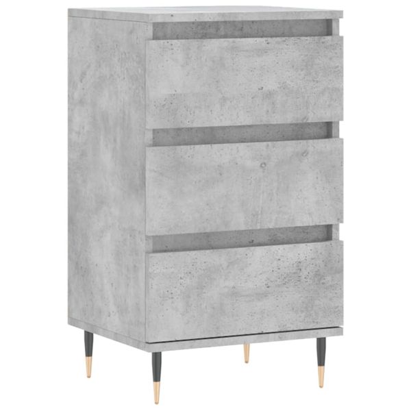 Бюфет бетонно сив 40x35x70 см инженерно дърво