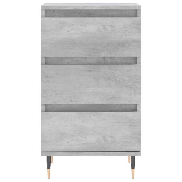 Бюфет бетонно сив 40x35x70 см инженерно дърво