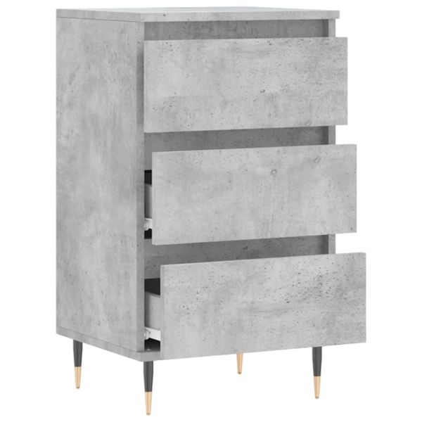 Бюфет бетонно сив 40x35x70 см инженерно дърво
