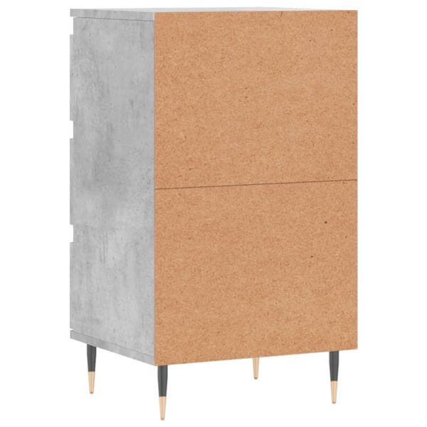 Бюфет бетонно сив 40x35x70 см инженерно дърво