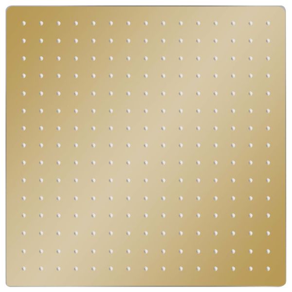 Rainshower душ пита, инокс, 40x40 cм, квадратна, златиста