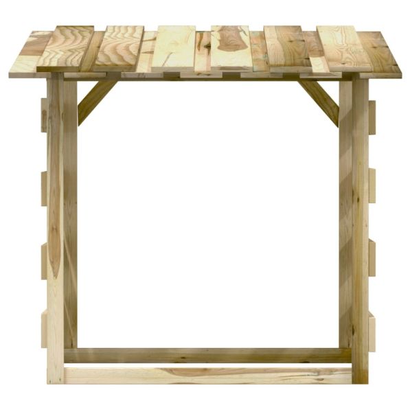 Перголи с покриви 6 бр 100x90x100 см импрегнирано борово дърво