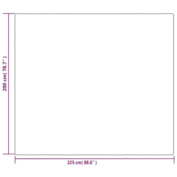 Утежнено одеяло с плик, сиво, 200x225 см, 13 кг, плат