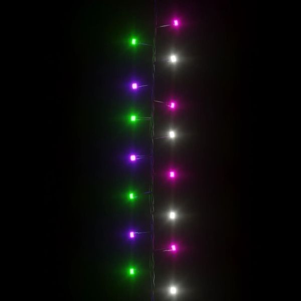 Компактен LED стринг с 2000 LED пастелен многоцветен 45 м PVC