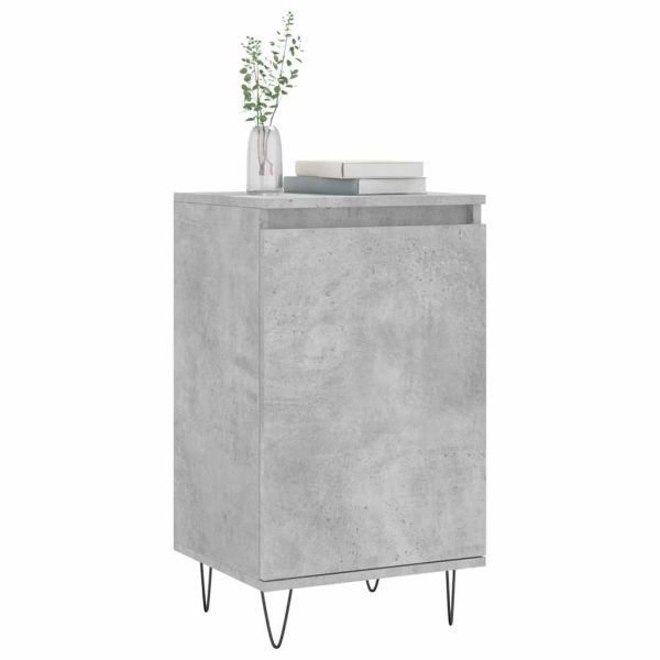 Бюфет бетонно сив 40x35x70 см инженерно дърво