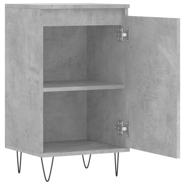 Бюфет бетонно сив 40x35x70 см инженерно дърво