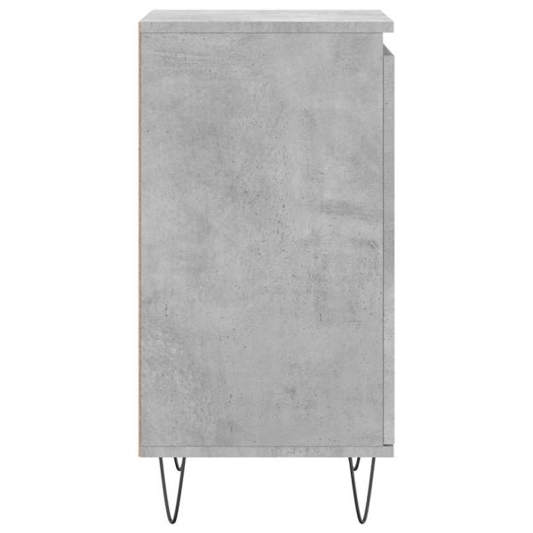 Бюфет бетонно сив 40x35x70 см инженерно дърво