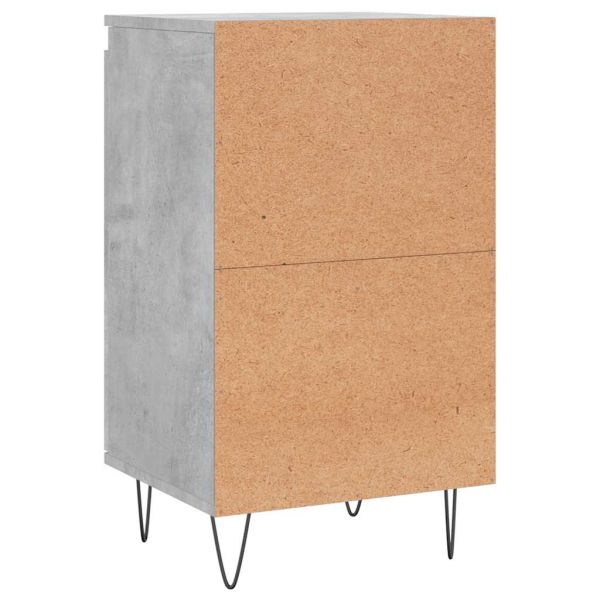 Бюфет бетонно сив 40x35x70 см инженерно дърво