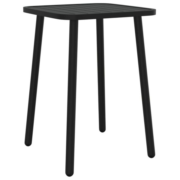 Градинска маса антрацит 50x50x71 cм стомана