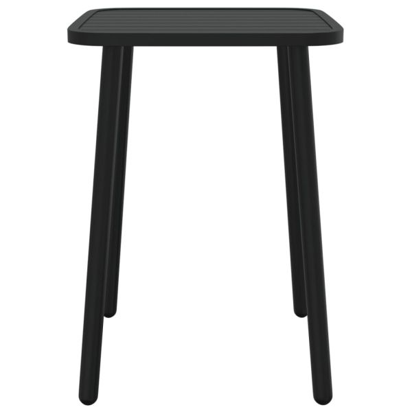 Градинска маса антрацит 50x50x71 cм стомана