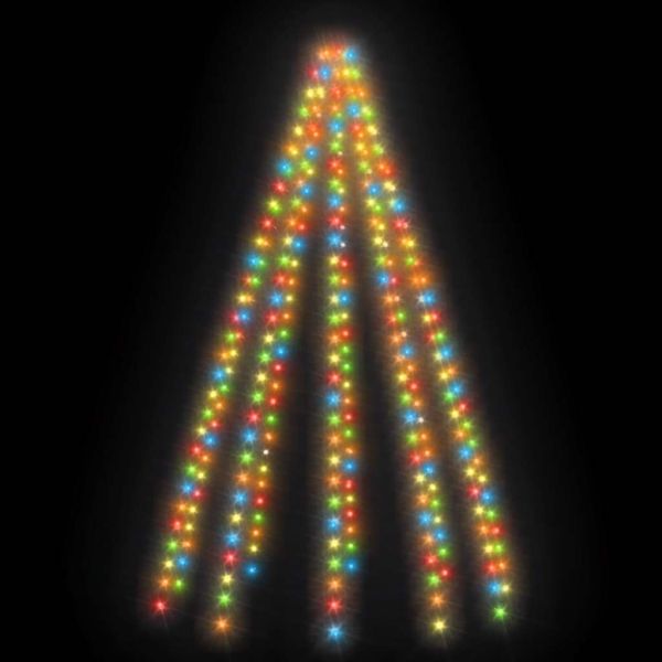 Коледни лампички за елха тип мрежа 300 LED многоцветни 300 см