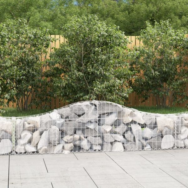 Габионни кошници арка 4 бр 200x30x40/60 см поцинковано желязо