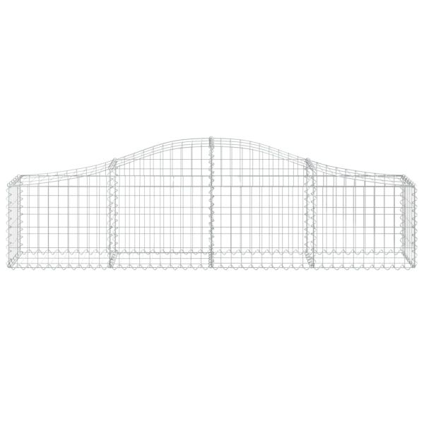 Габионни кошници арка 4 бр 200x30x40/60 см поцинковано желязо