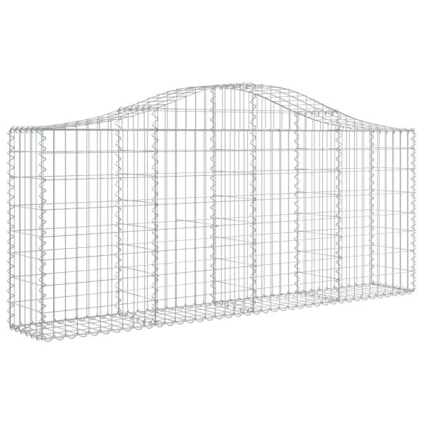 Габионни кошници арка 6 бр 200x30x80/100 см поцинковано желязо