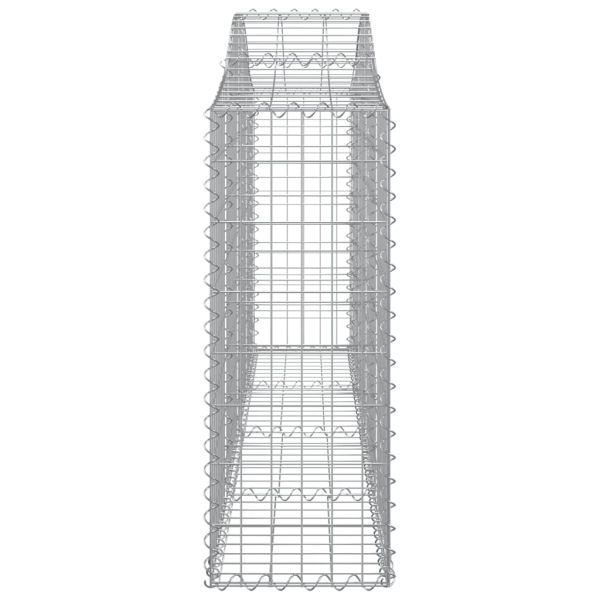 Габионни кошници арка 6 бр 200x30x80/100 см поцинковано желязо