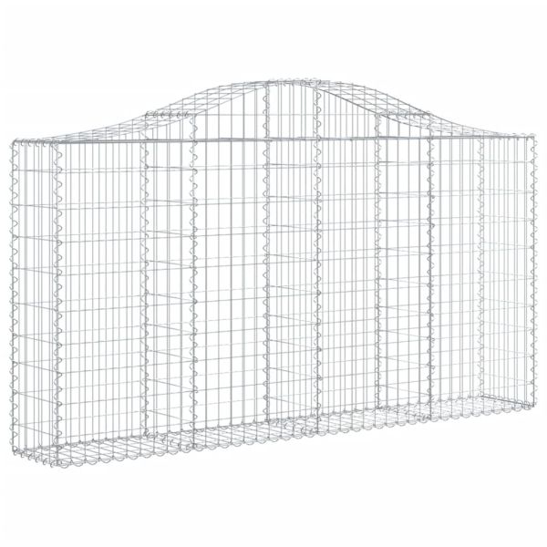 Габионни кошници арка 4 бр 200x30x100/120 см поцинковано желязо