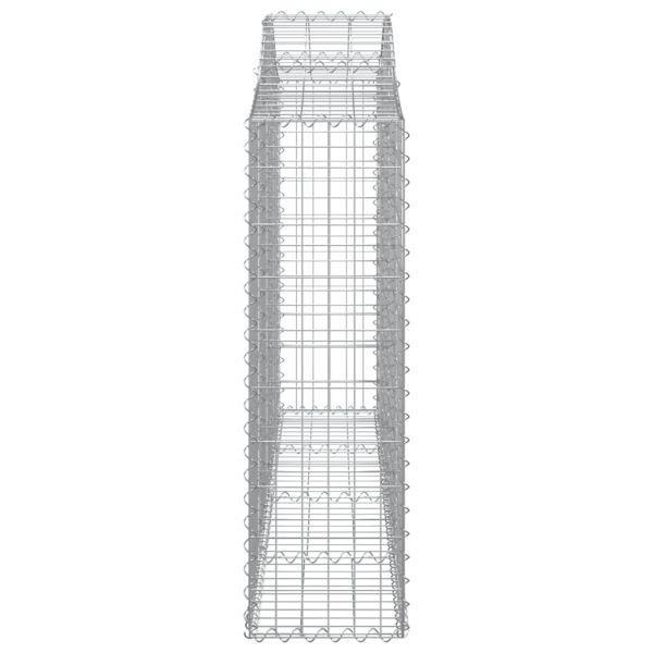 Габионни кошници арка 4 бр 200x30x100/120 см поцинковано желязо