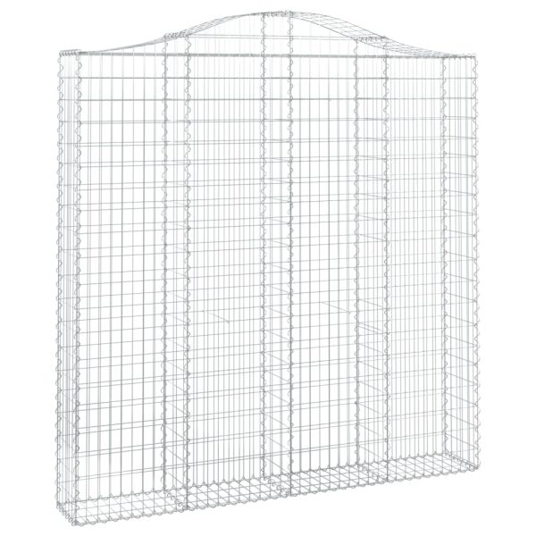Габионни кошници арка 2 бр 200x30x200/220 см поцинковано желязо