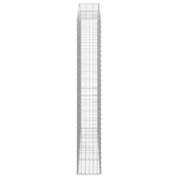 Габионни кошници арка 2 бр 200x30x200/220 см поцинковано желязо