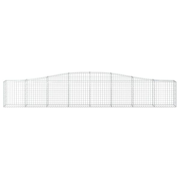 Габионни кошници арка 7 бр 400x30x60/80 см поцинковано желязо