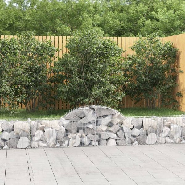 Габионни кошници арка 5 бр 200x30x40/60 см поцинковано желязо