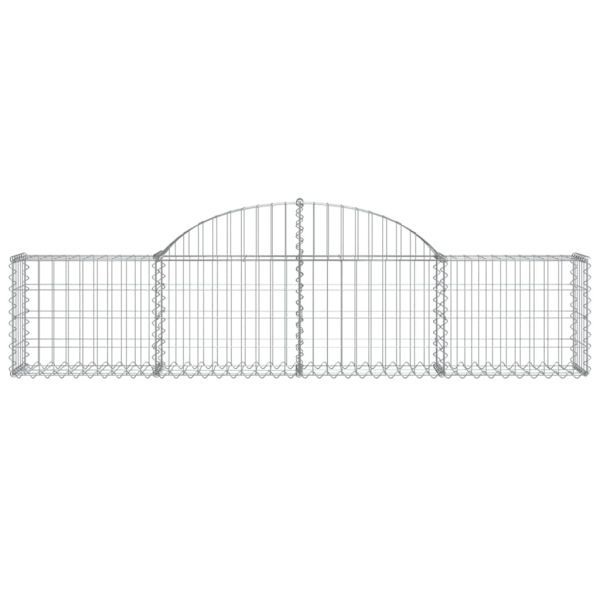 Габионни кошници арка 5 бр 200x30x40/60 см поцинковано желязо