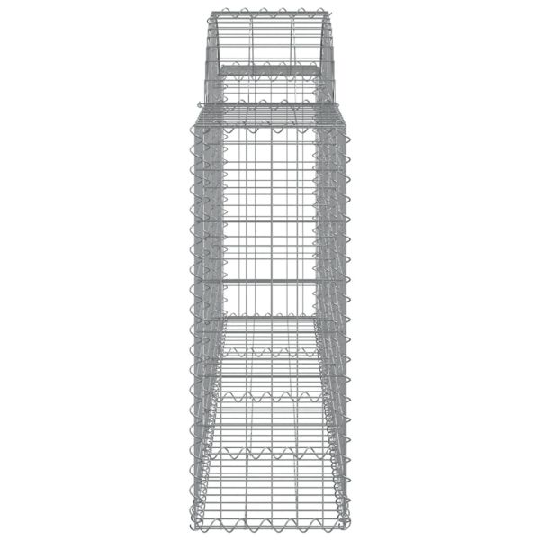 Габионни кошници арка 3 бр 200x30x80/100 см поцинковано желязо