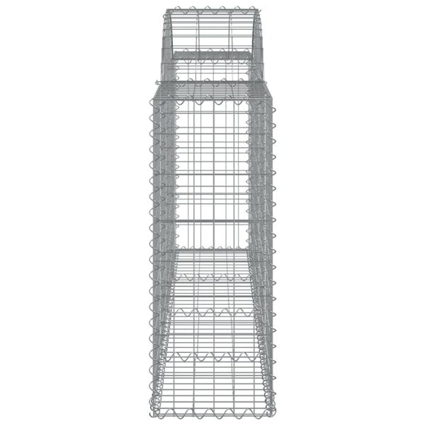Габионни кошници арка 12 бр 200x30x80/100 см поцинковано желязо