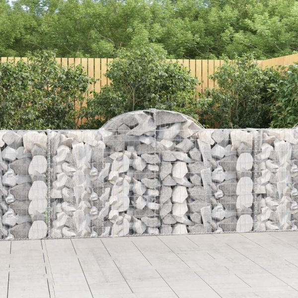 Габионни кошници арка 7 бр 200x30x100/120 см поцинковано желязо
