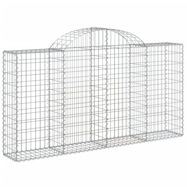 Габионни кошници арка 7 бр 200x30x100/120 см поцинковано желязо