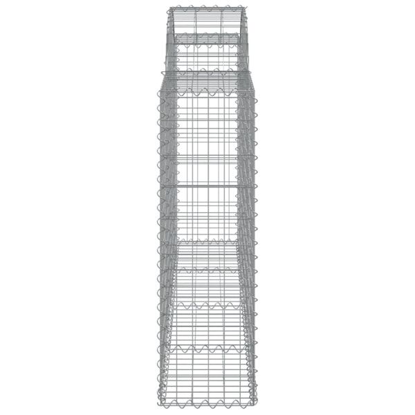 Габионни кошници арка 7 бр 200x30x100/120 см поцинковано желязо
