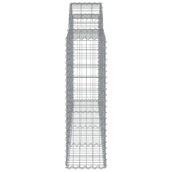 Габионни кошници арка 9 бр 200x30x100/120 см поцинковано желязо