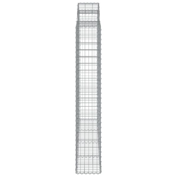 Габионни кошници арка 3 бр 200x30x180/200 см поцинковано желязо