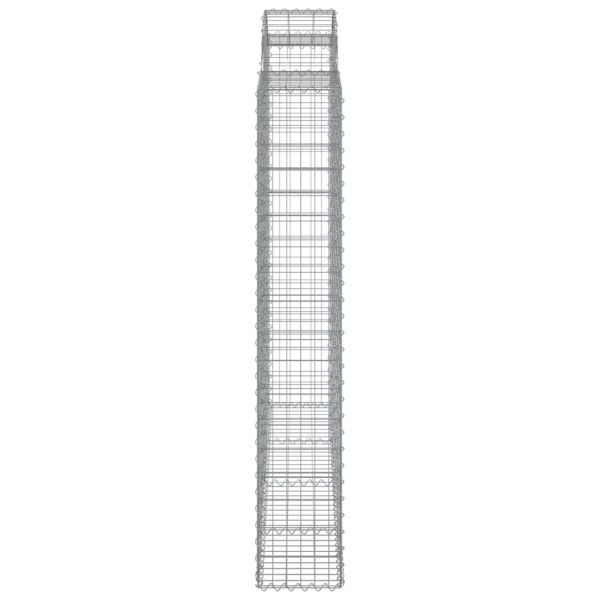 Габионни кошници арка 5 бр 200x30x180/200 см поцинковано желязо