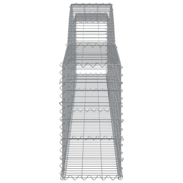 Габионни кошници арка 8 бр 400x30x60/80 см поцинковано желязо