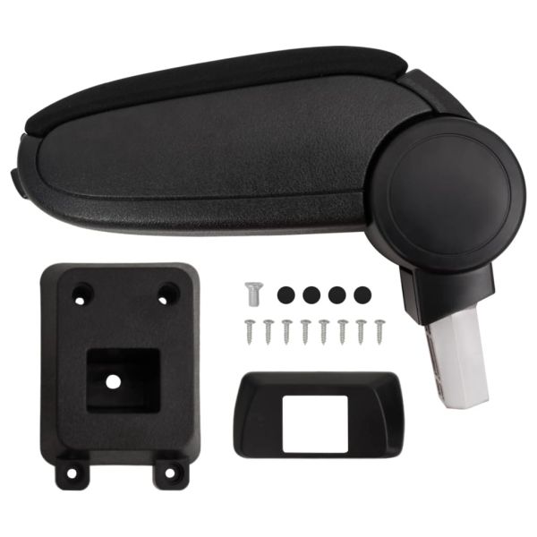 Подлакътник за кола черен 12x33x(24-42) см ABS