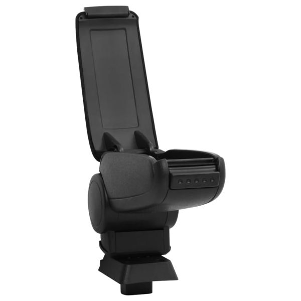 Подлакътник за кола черен 12x33x(24-42) см ABS