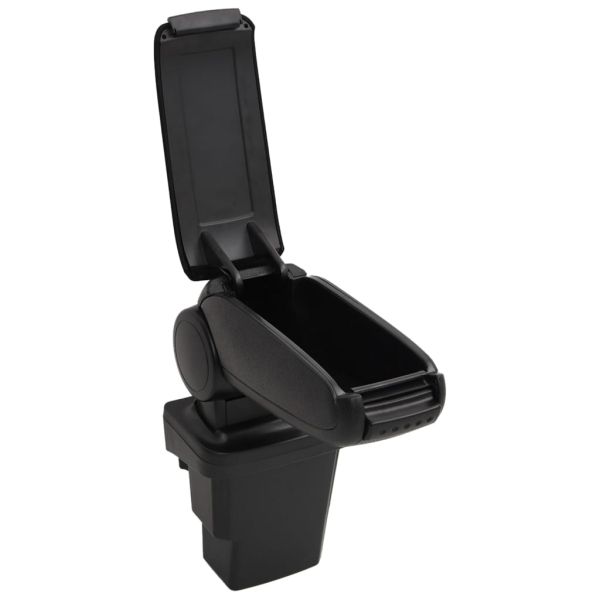 Подлакътник за кола черен 17x32x(37-53) см ABS